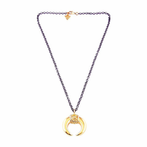Golden Minotaur Necklace