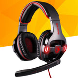 USB Virtual Surround Sound Gaming Headset with LED lights
